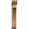 Ekena Millwork Imperial Slat Smooth Bracket w/ Offset Brace, Western Red Cedar, 7 1/2"W x 40"D x 44"H BKT0806X40X44IMP06SWR - alternate 4